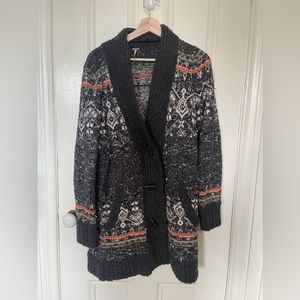 Free People knit cardigan size medium